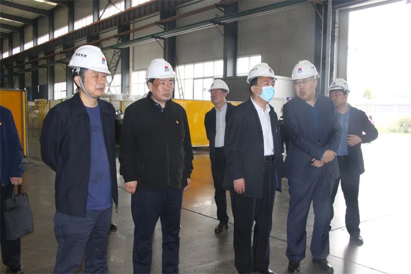 国家粮食和物资储备局河南局分党组副书记、副局长李强一行莅临公司调研