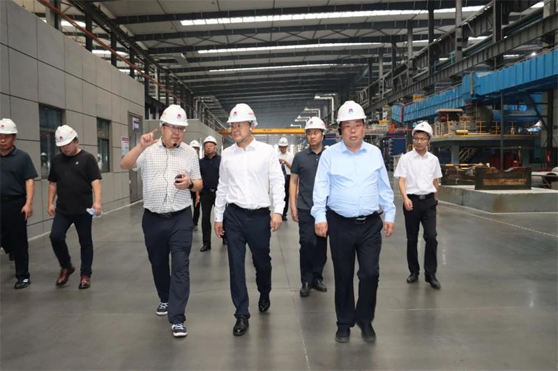 山东省临朐县党政考察团到尊龙凯时铝业参观考察